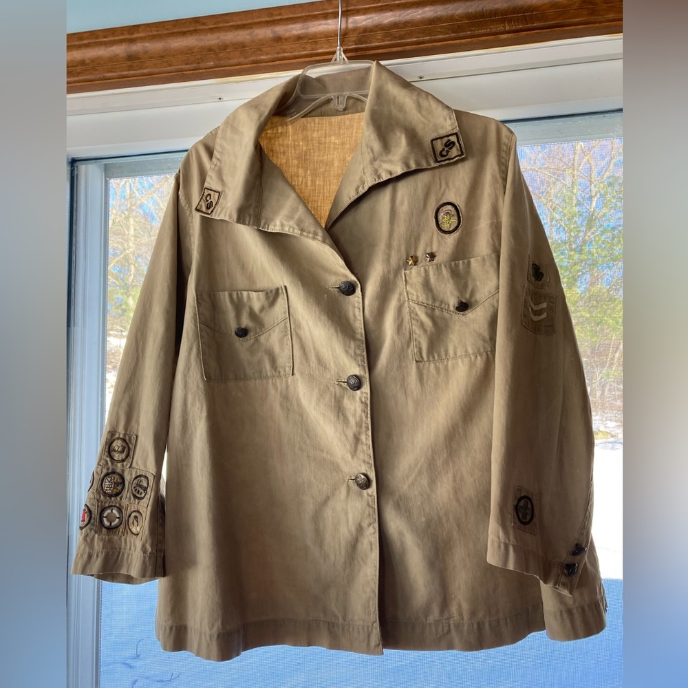 Vintage Girl Scout Uniform Shirt Pre WWIi